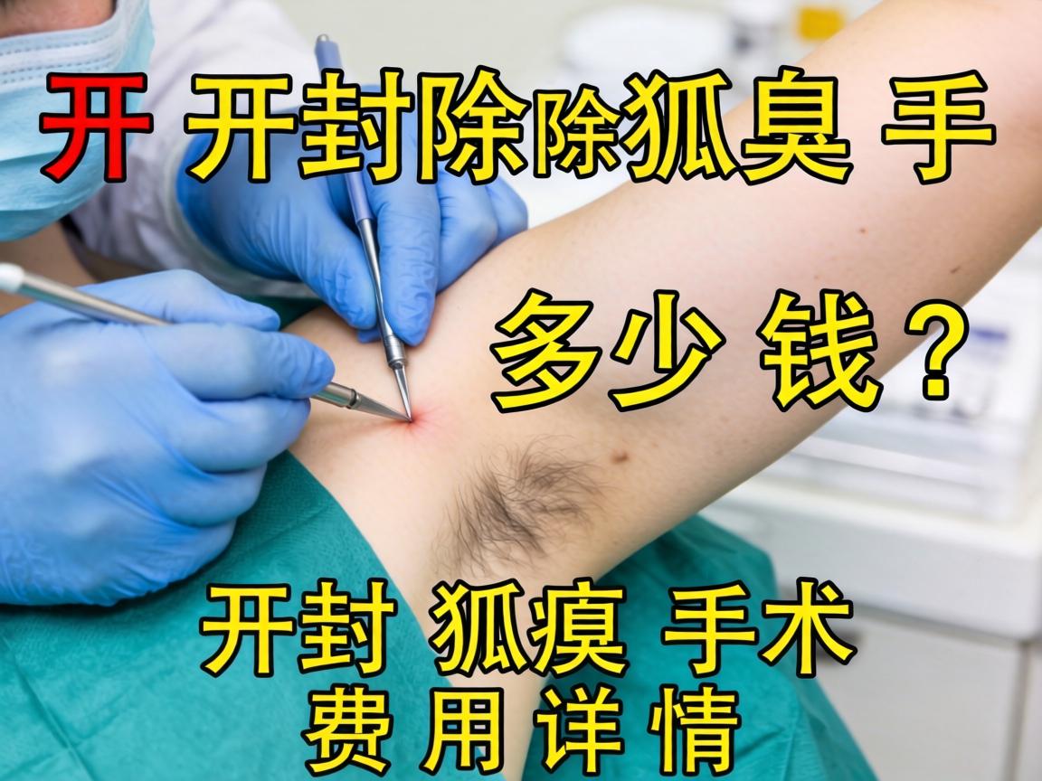 开封除狐臭手术多少钱？解析开封狐臭手术费用详情