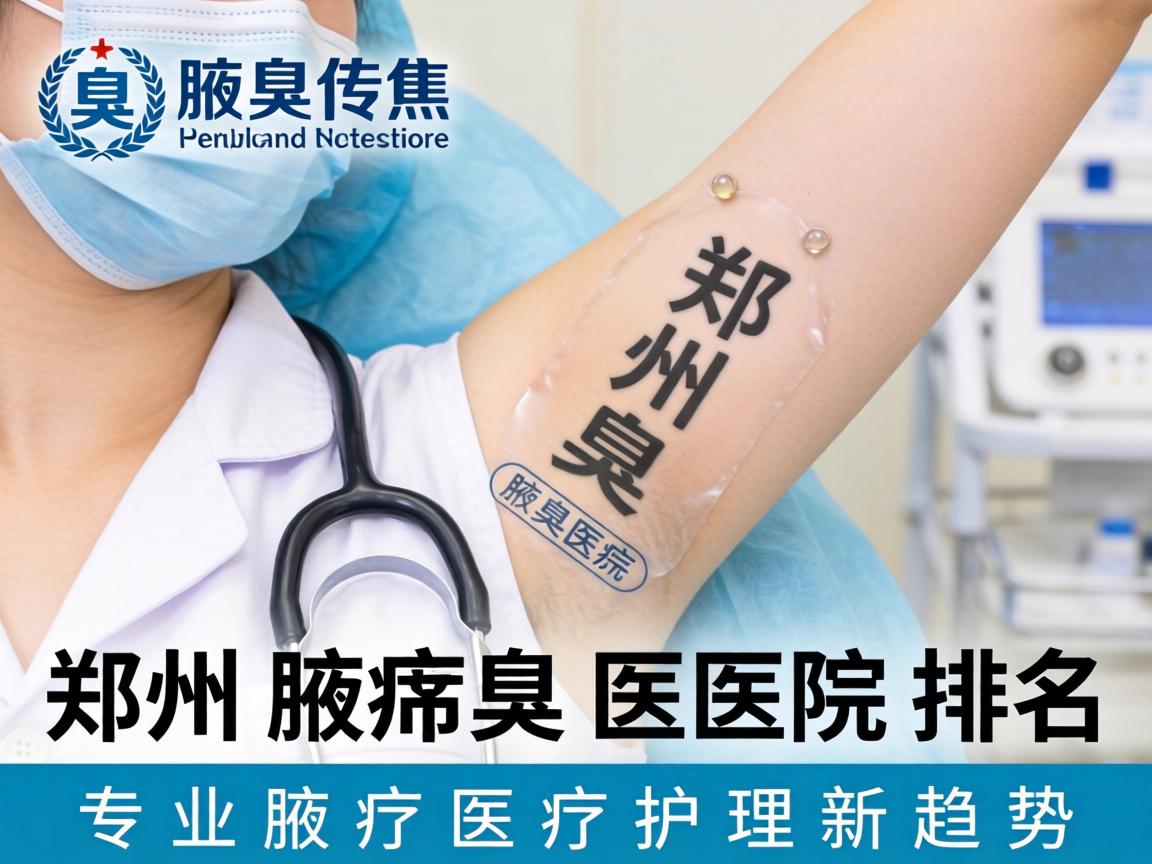聚焦郑州腋臭医院排名，解读专业腋臭医疗护理新趋势