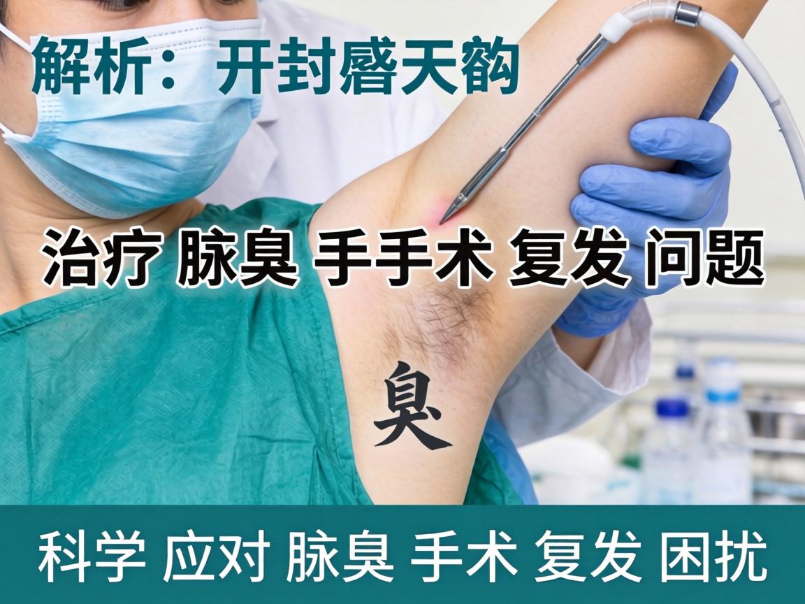 解析开封治疗腋臭手术复发问题 科学应对腋臭手术复发困扰