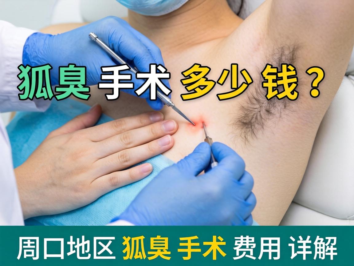 狐臭手术多少钱？周口地区狐臭手术费用详解