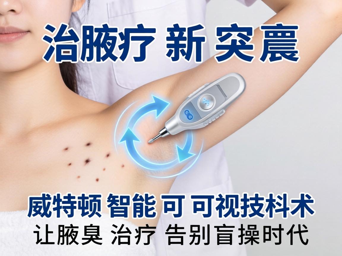 腋臭治疗新突破，威特顿智能可视技术，让腋臭治疗告别盲操时代