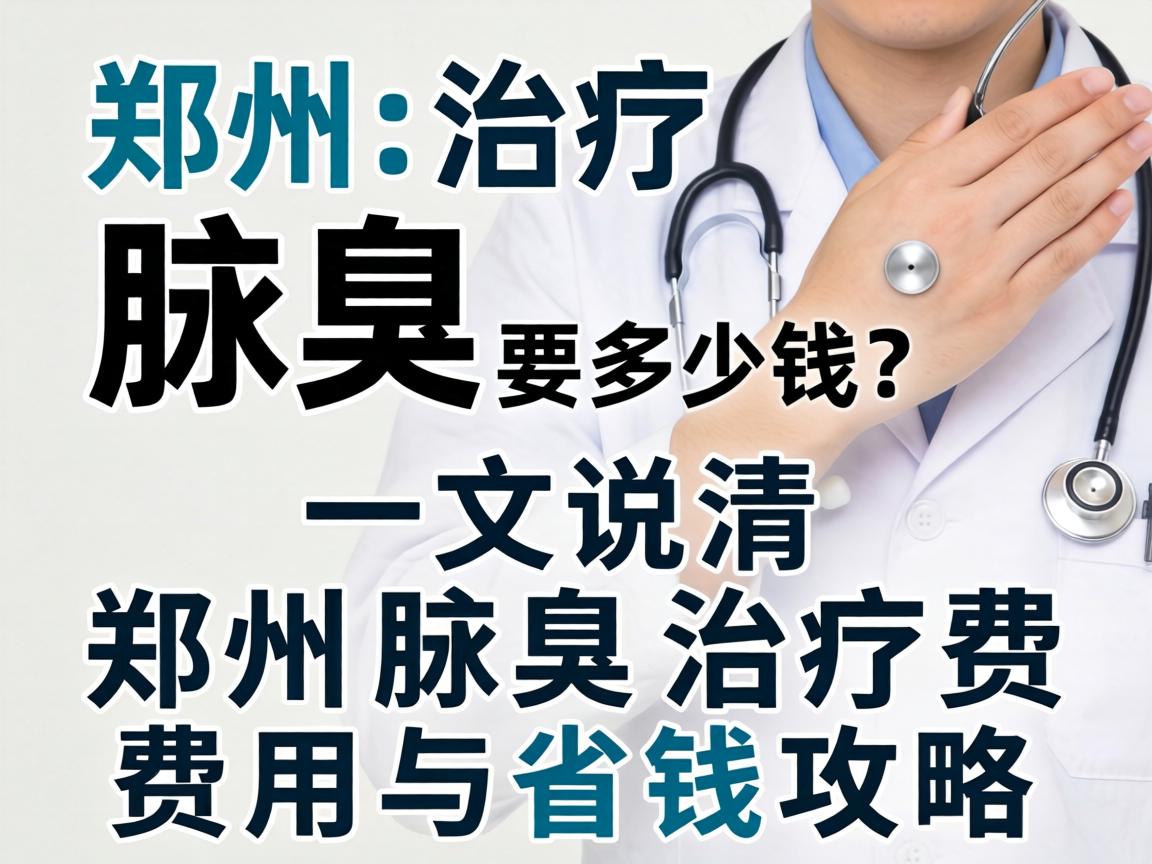 郑州治疗腋臭要多少钱？一文说清郑州腋臭治疗费用与省钱攻略
