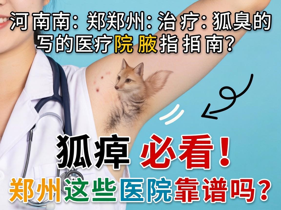 河南郑州治疗狐臭的医院指南，狐臭必看！郑州这些医院靠谱吗？