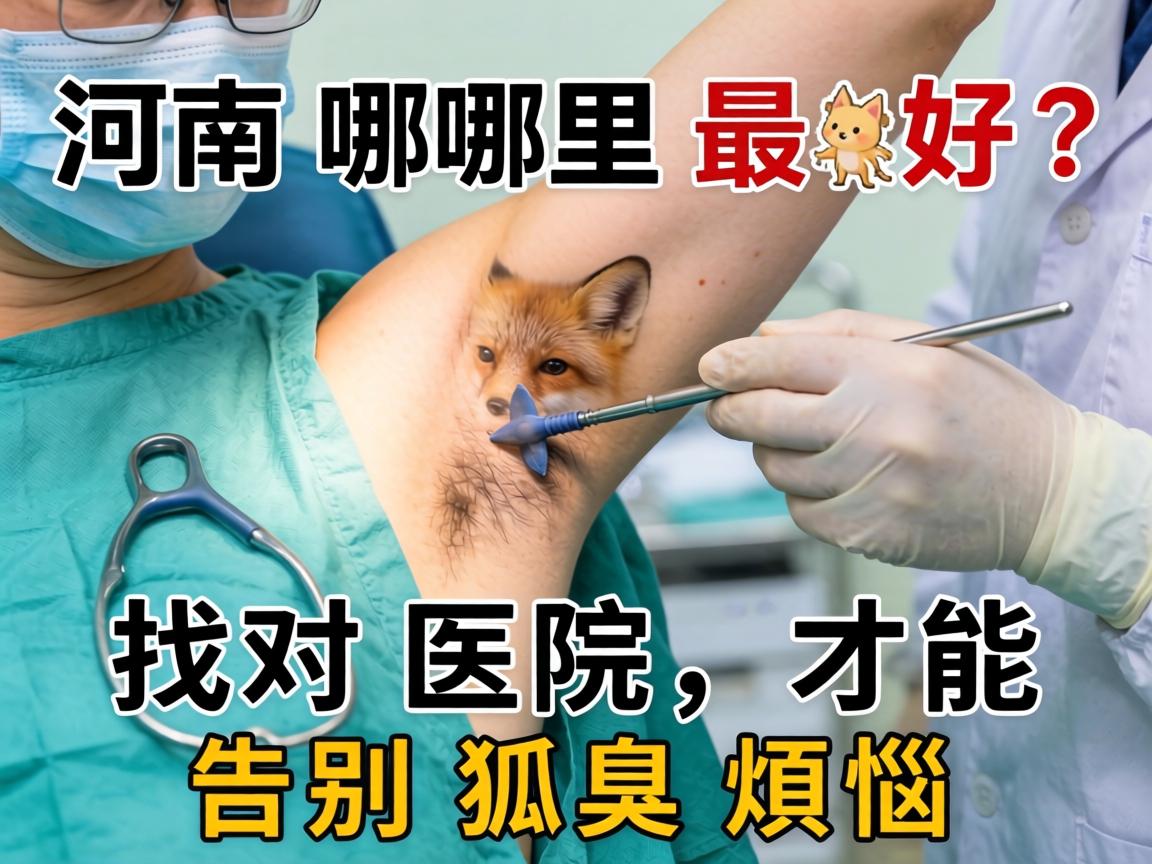 河南狐臭手术哪里最好？找对医院，才能告别狐臭烦恼