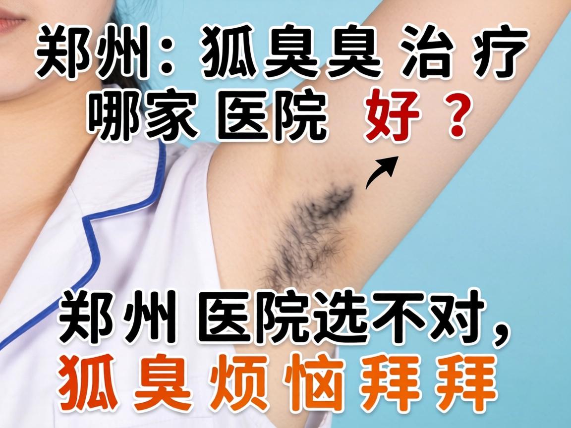 郑州狐臭治疗哪家医院好？郑州医院选对，狐臭烦恼拜拜