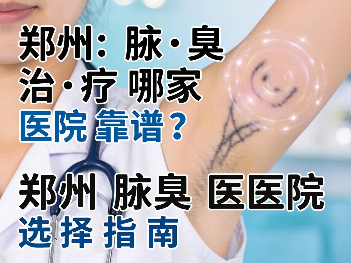 郑州腋臭治疗哪家医院靠谱？郑州腋臭医院选择指南