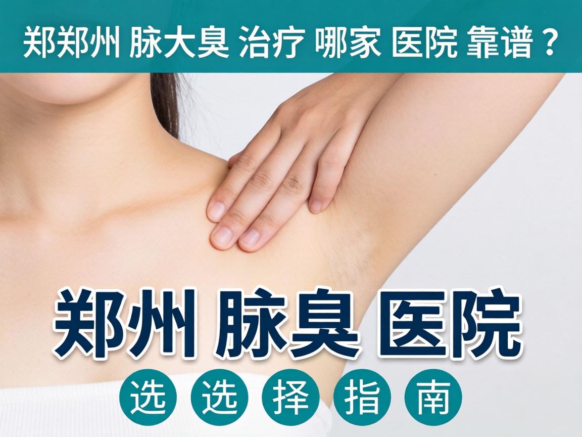 郑州腋臭治疗哪家医院靠谱？郑州腋臭医院选择指南