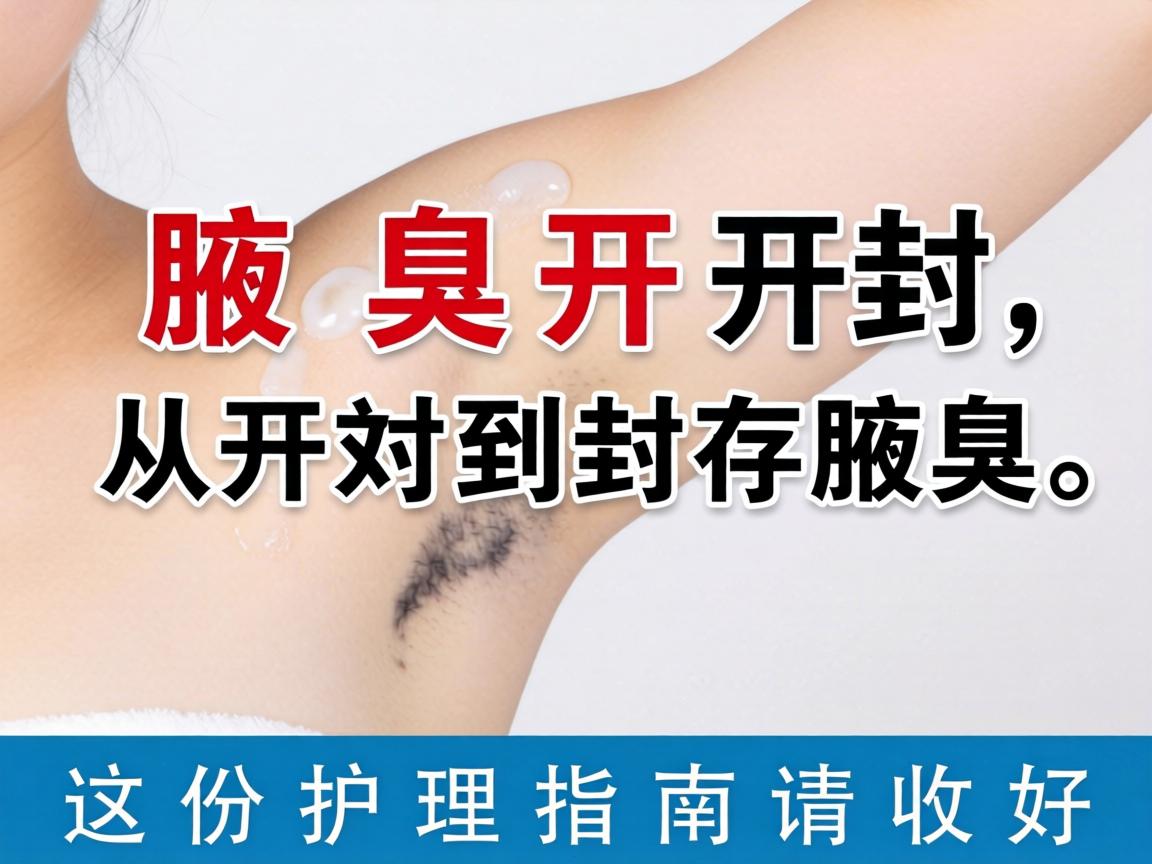 腋臭开封，从开封到封存腋臭，这份护理指南请收好