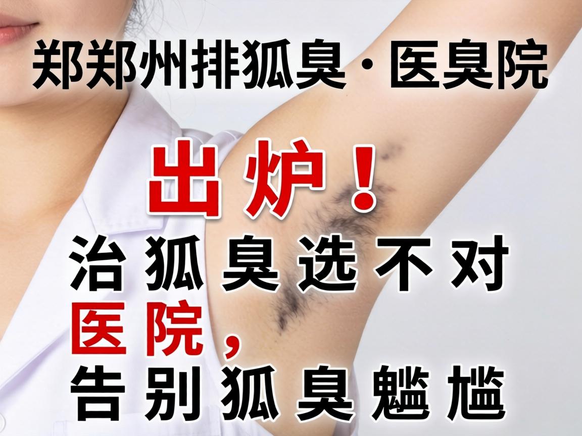 郑州狐臭医院排名榜出炉！治狐臭选对医院，告别狐臭尴尬