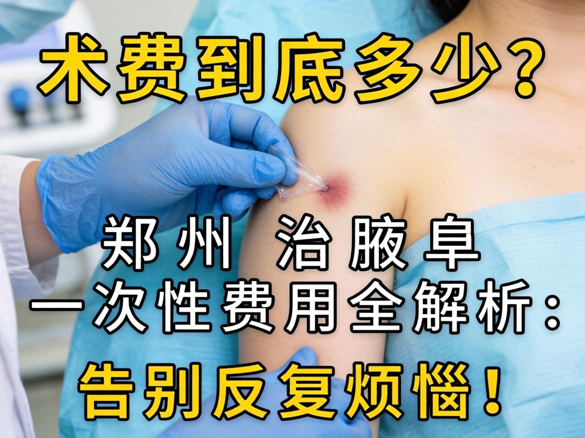 腋臭手术费到底多少？郑州治腋臭一次性费用全解析，告别反复烦恼！