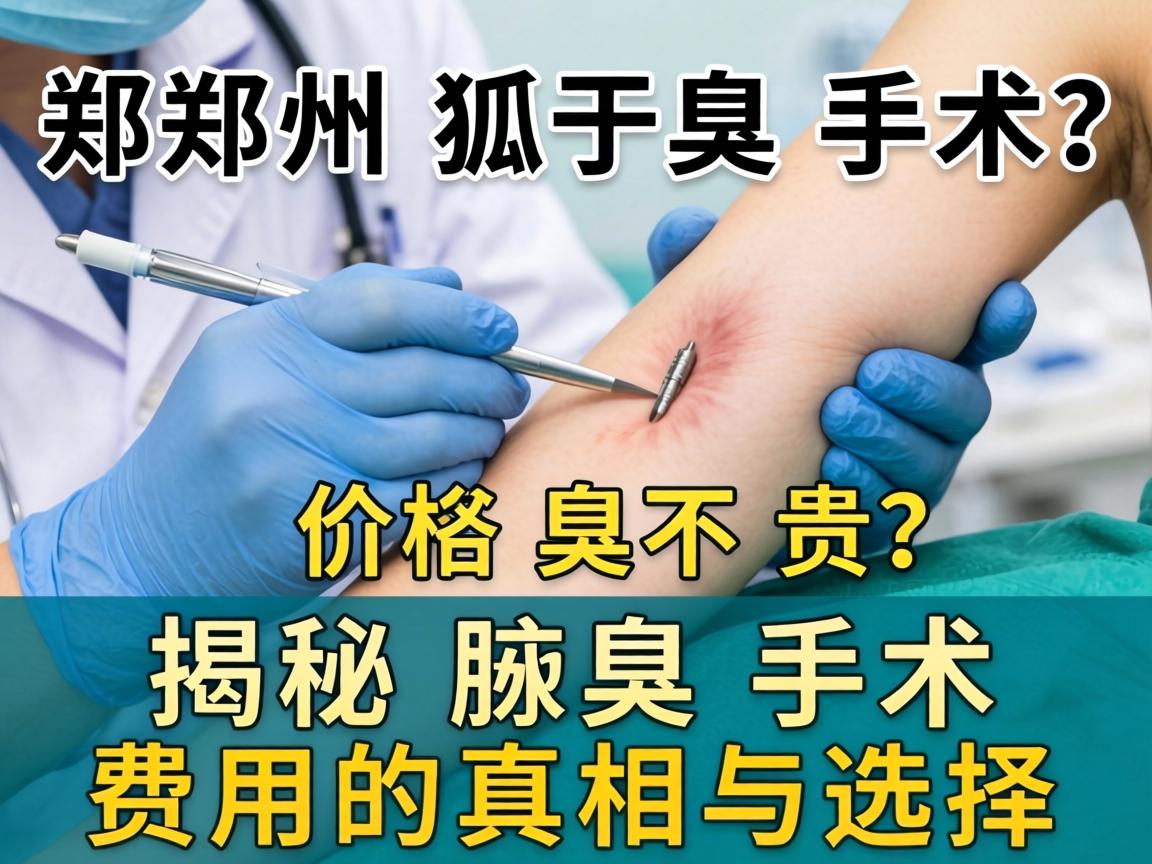 郑州狐臭手术价格贵不贵？揭秘腋臭手术费用的真相与选择