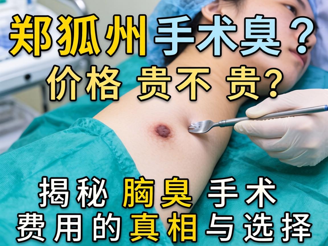 郑州狐臭手术价格贵不贵？揭秘腋臭手术费用的真相与选择