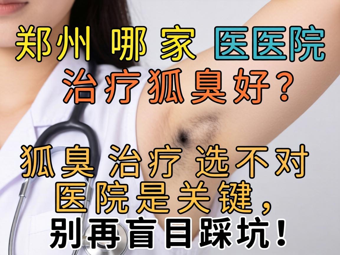 郑州哪家医院治疗狐臭好？狐臭治疗选对医院是关键，别再盲目踩坑！
