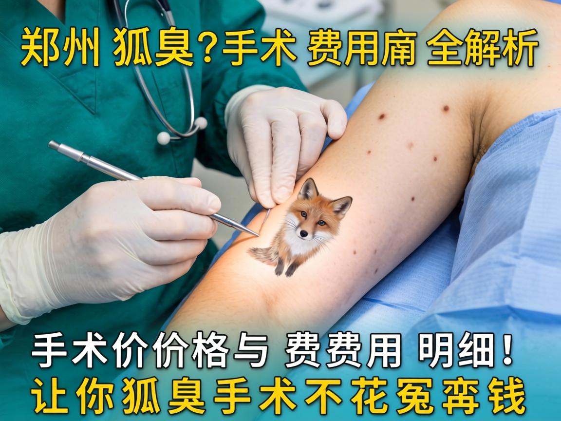 郑州狐臭手术费用全解析，手术价格与费用明细，让你狐臭手术不花冤枉钱