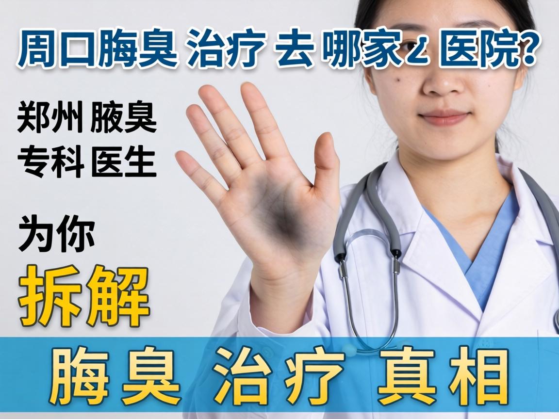 周口腋臭治疗去哪家医院？郑州腋臭专科医生为你拆解腋臭治疗真相