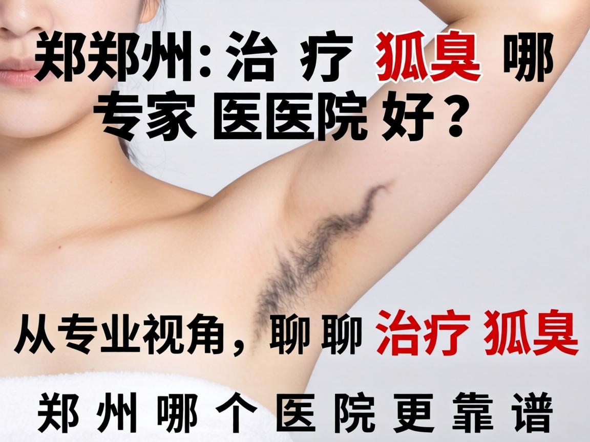 郑州治疗狐臭哪家医院好？从专业视角，聊聊治疗狐臭郑州哪个医院更靠谱