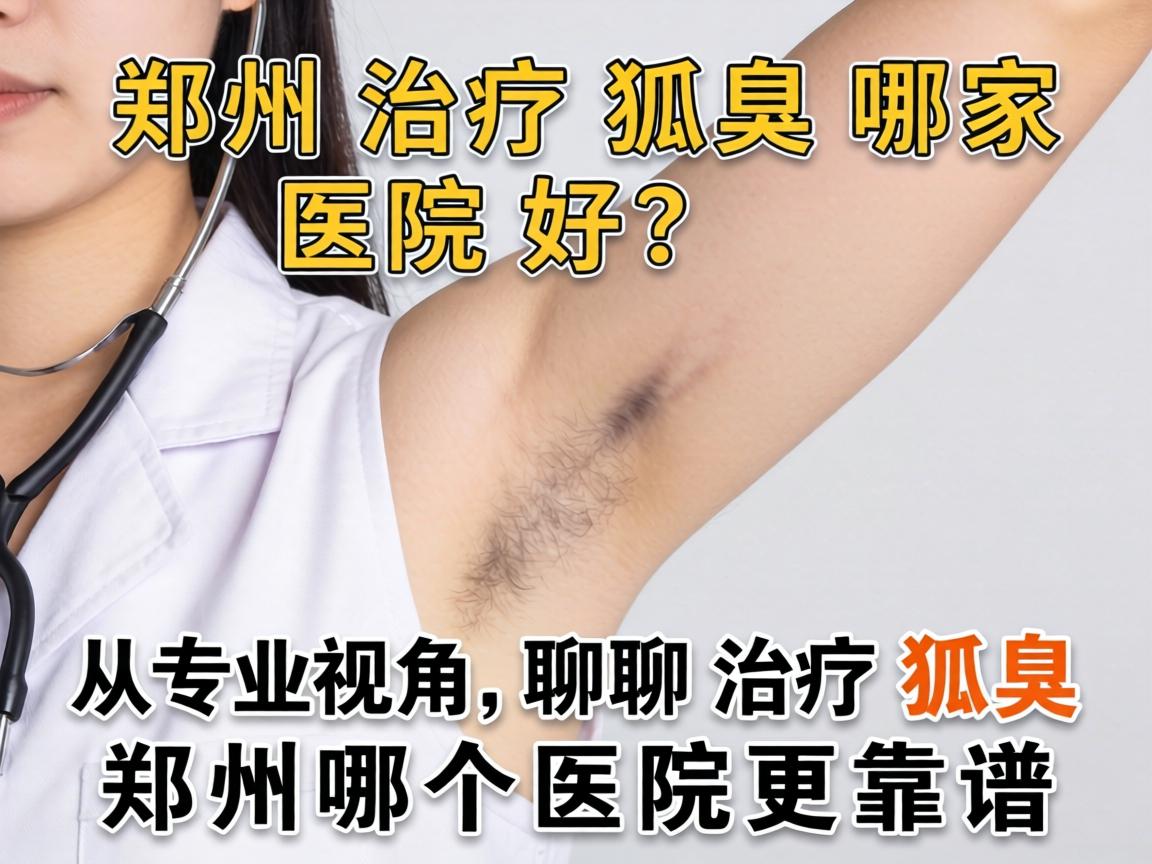 郑州治疗狐臭哪家医院好？从专业视角，聊聊治疗狐臭郑州哪个医院更靠谱