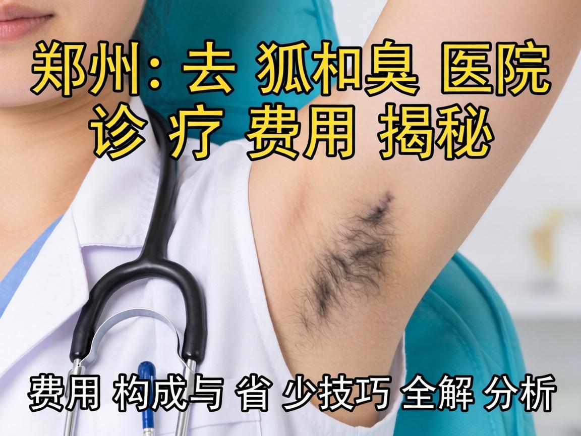 郑州去狐臭医院诊疗费用揭秘，费用构成与省钱技巧全解析