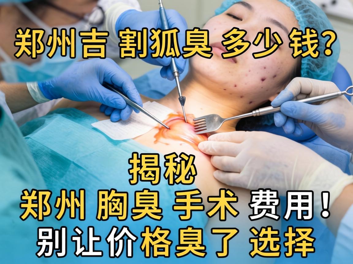 郑州割狐臭手术多少钱？揭秘郑州腋臭手术费用，别让价格臭了选择