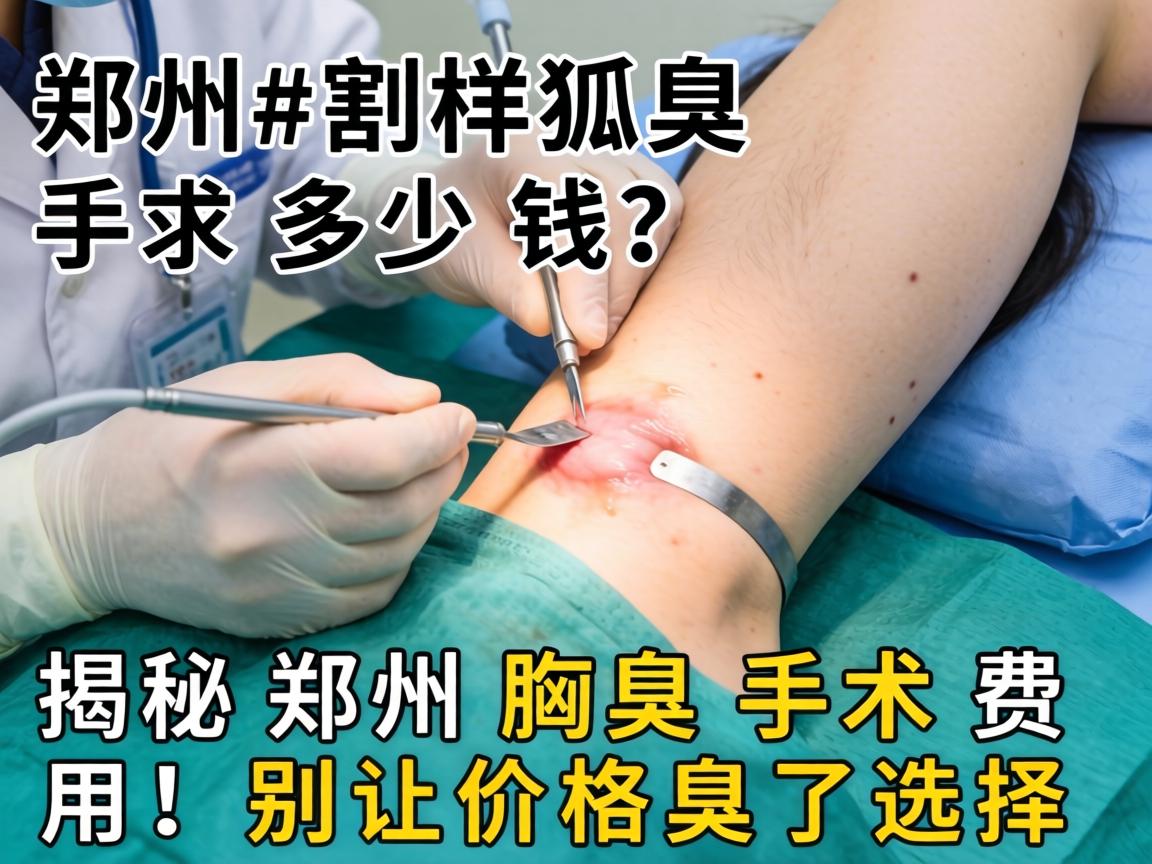郑州割狐臭手术多少钱？揭秘郑州腋臭手术费用，别让价格臭了选择