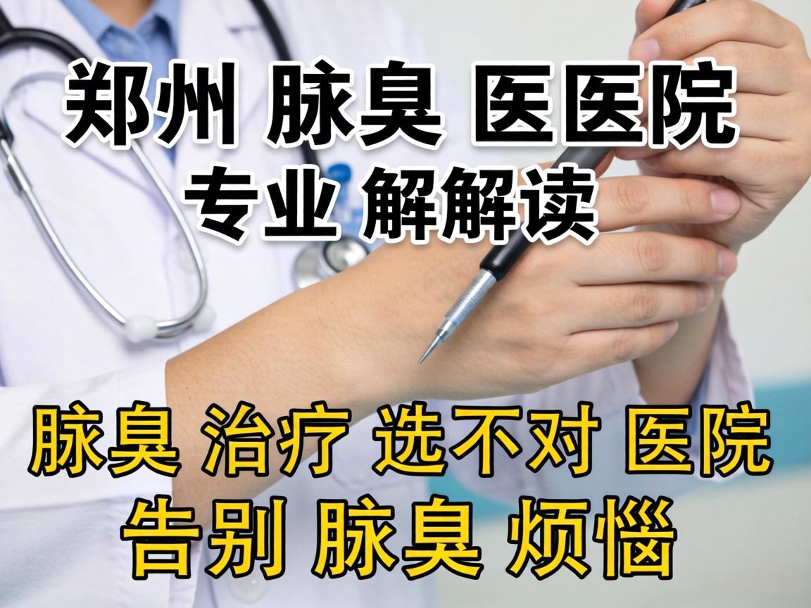 郑州腋臭医院专业解读，腋臭治疗选对医院，告别腋臭烦恼