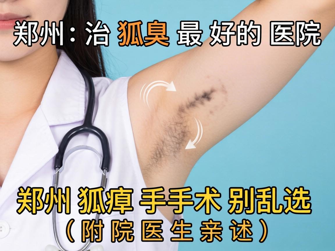 郑州治狐臭最好的医院，郑州狐臭手术别乱选（附院医生亲述）
