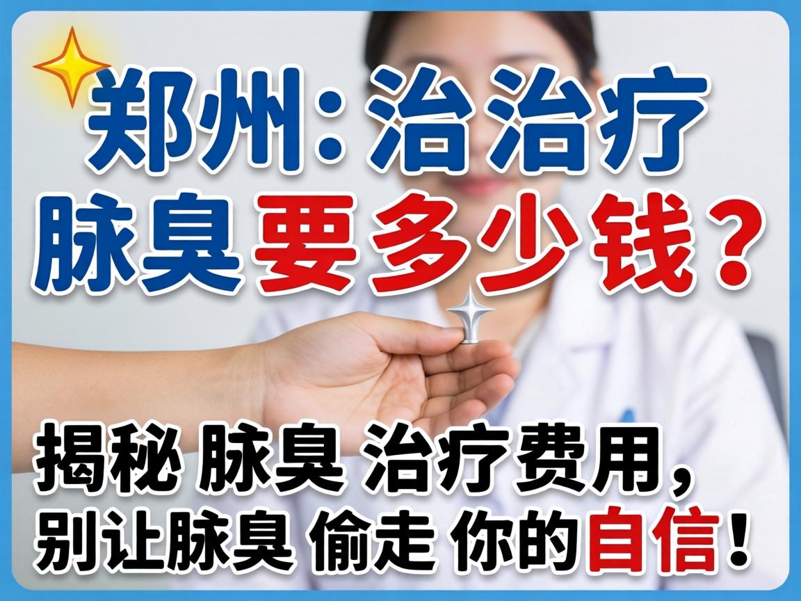 郑州治疗腋臭要多少钱?揭秘腋臭治疗费用,别让腋臭偷走你的自信! 郑州治疗腋臭要多少钱?揭秘腋臭治疗费用,别让腋臭偷走你的自信!