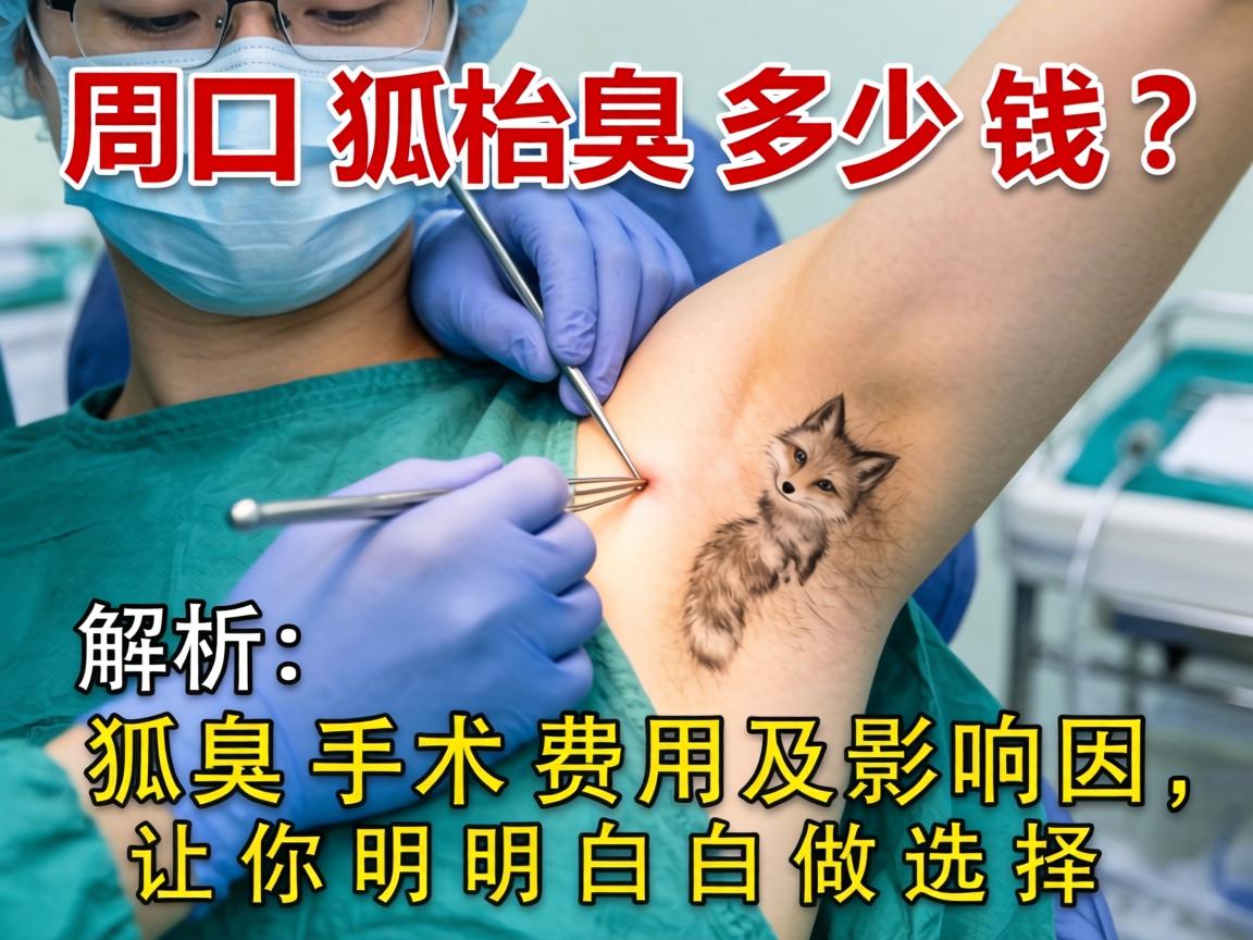周口狐臭手术多少钱？解析狐臭手术费用及影响因素，让你明明白白做选择