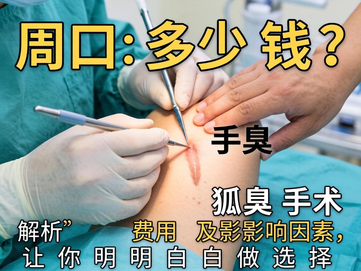 周口狐臭手术多少钱？解析狐臭手术费用及影响因素，让你明明白白做选择