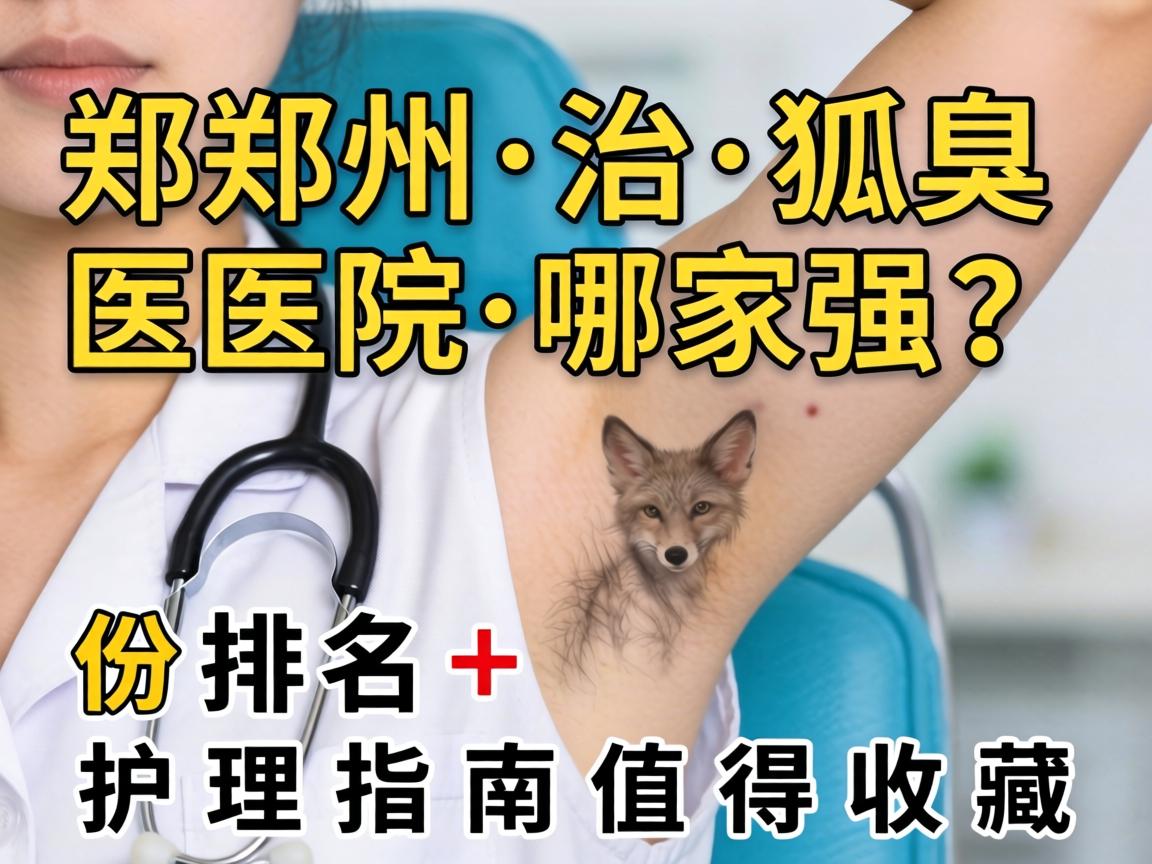 郑州治狐臭医院哪家强？这份排名+护理指南值得收藏