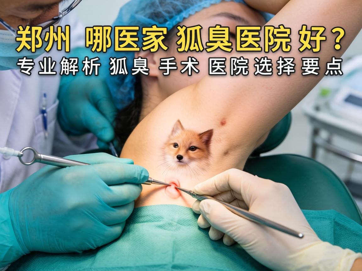 郑州狐臭手术哪家医院好？专业解析狐臭手术医院选择要点