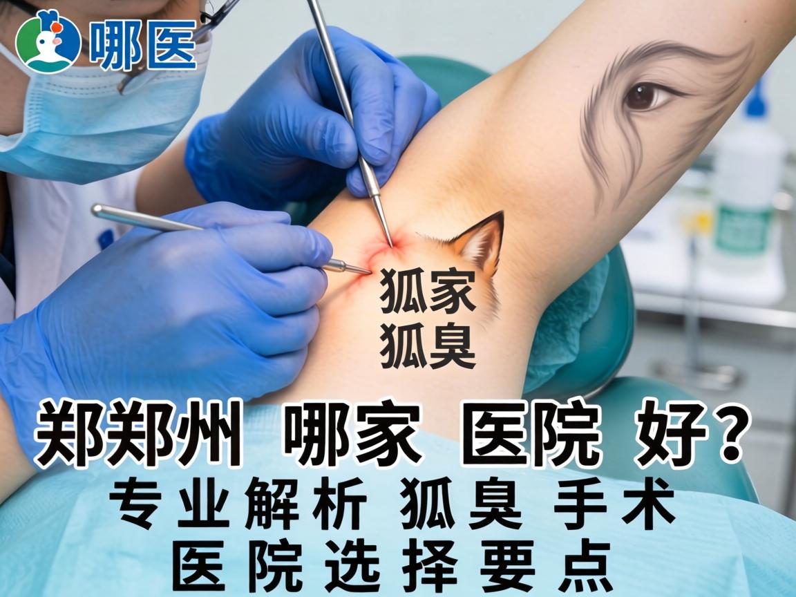 郑州狐臭手术哪家医院好？专业解析狐臭手术医院选择要点