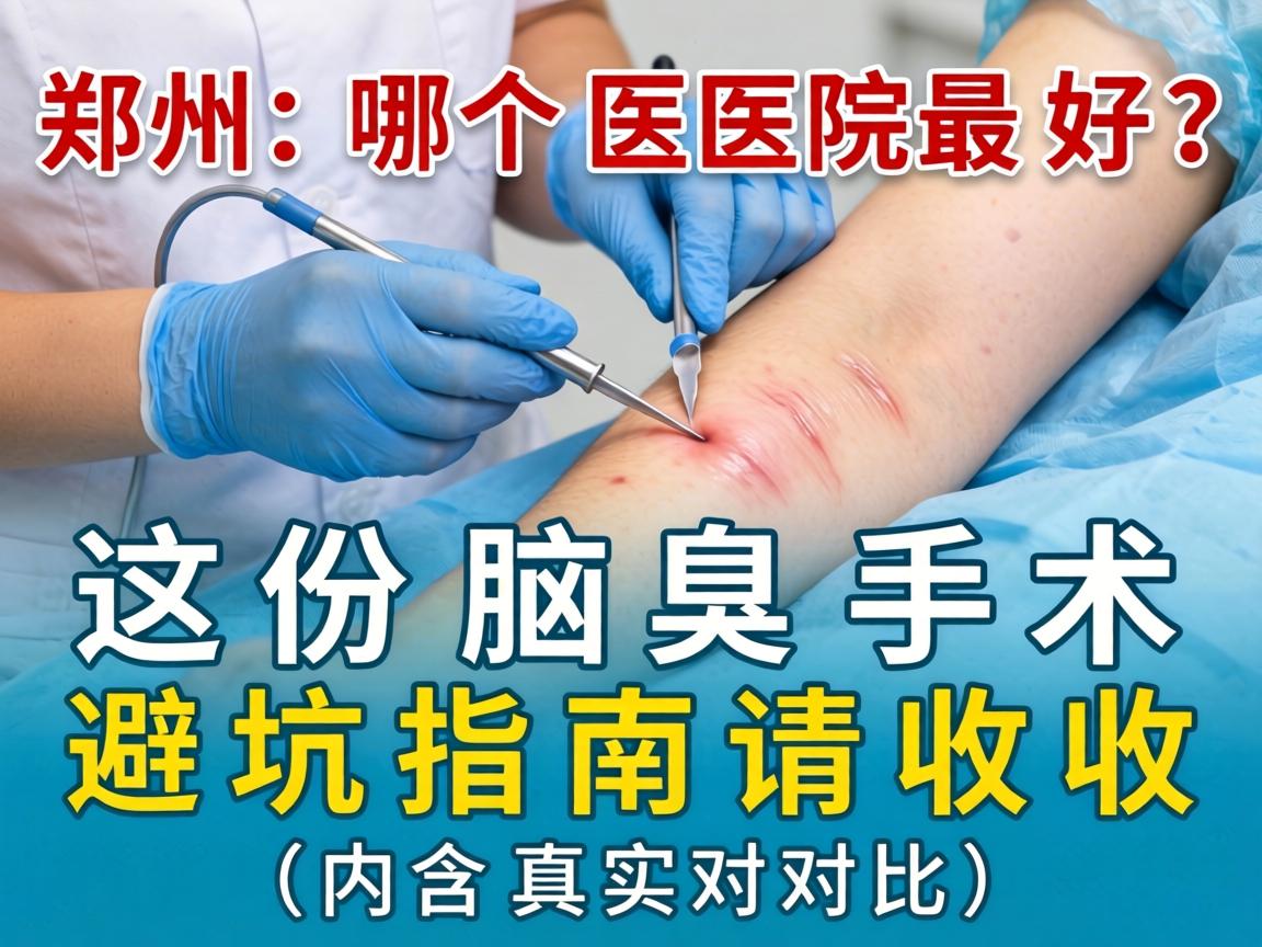 郑州狐臭手术哪个医院最好？这份腋臭手术避坑指南请收好（内含真实对比）