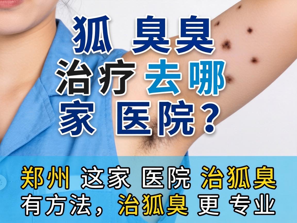 狐臭治疗去哪家医院？郑州这家医院治狐臭有方法，治狐臭更专业