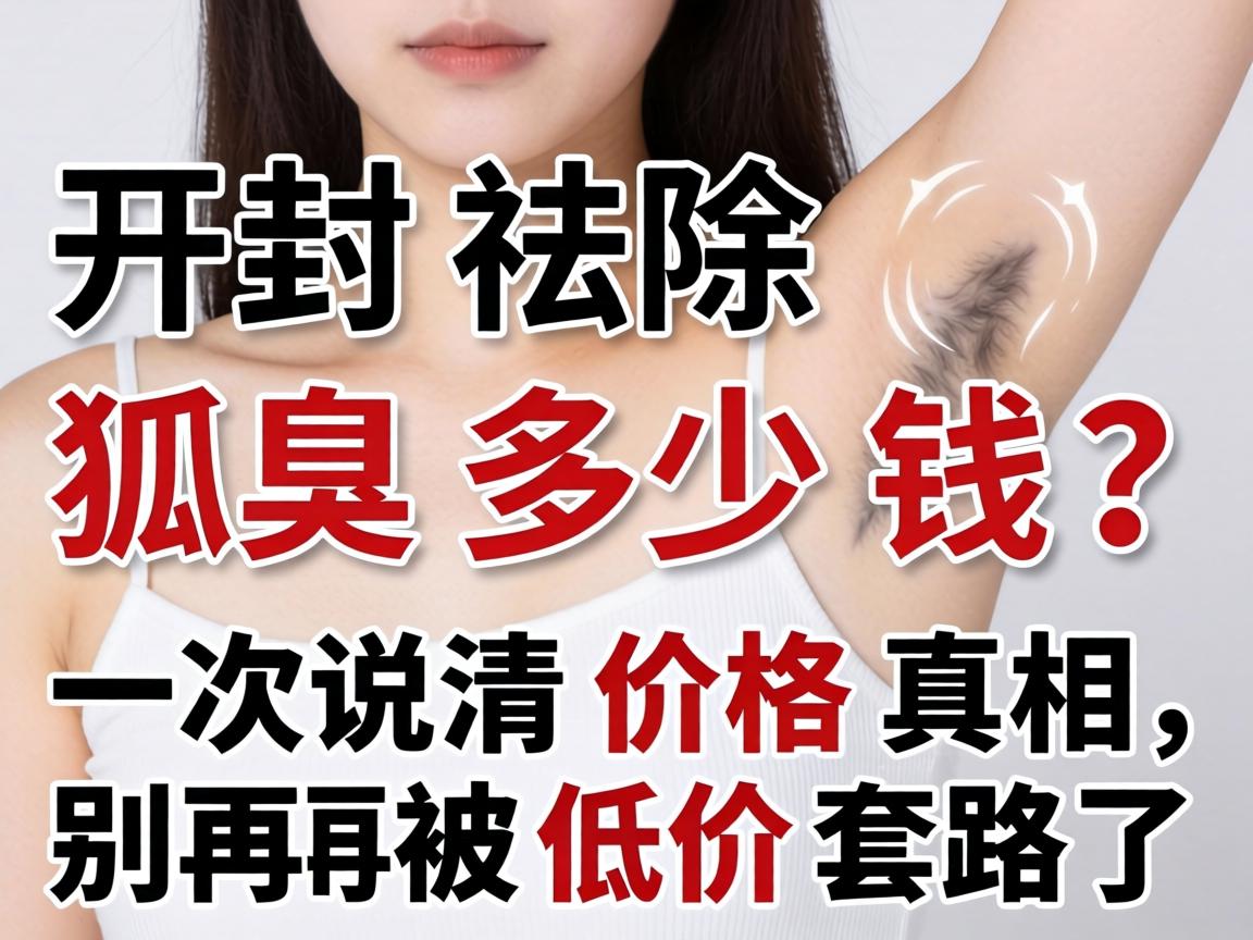 开封祛除狐臭多少钱？一次说清价格真相，别再被低价套路了