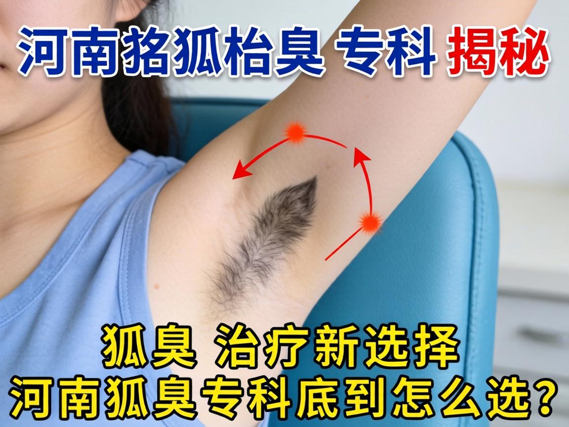 河南狐臭专科揭秘，狐臭治疗新选择，河南狐臭专科到底怎么选？