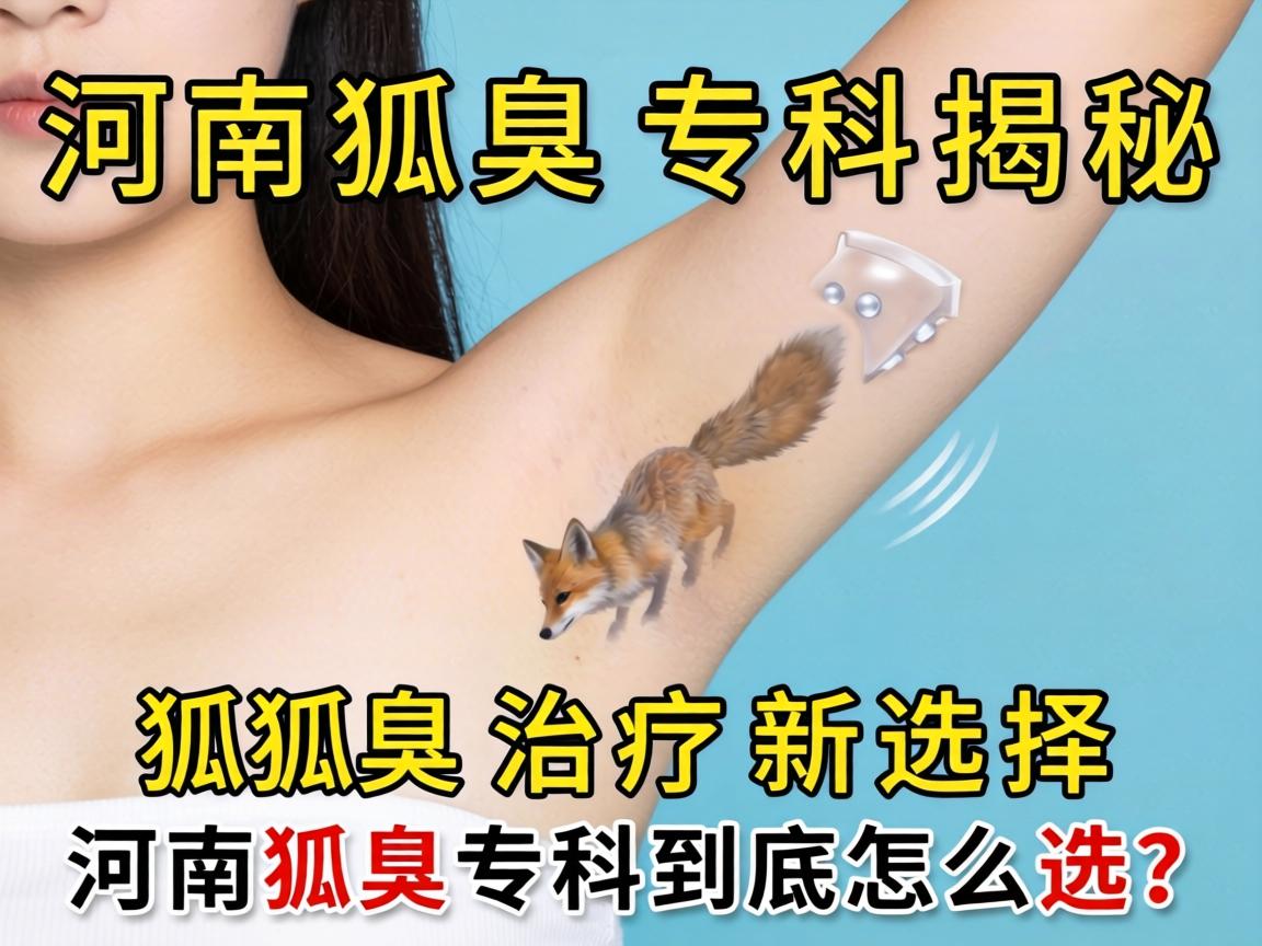 河南狐臭专科揭秘，狐臭治疗新选择，河南狐臭专科到底怎么选？