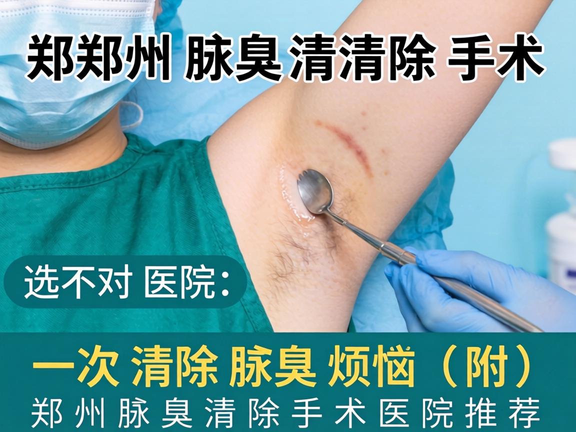 郑州腋臭清除手术，选对医院，一次清除腋臭烦恼（附郑州腋臭清除手术医院推荐）