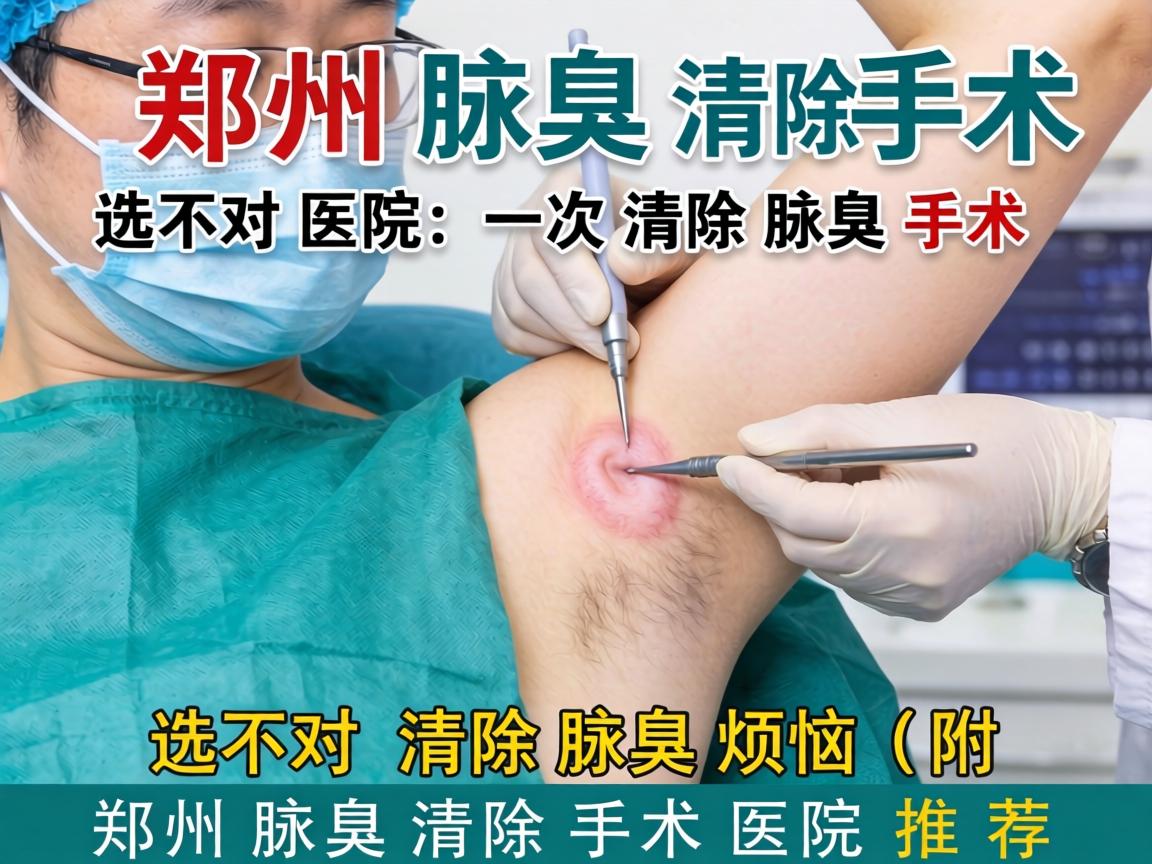 郑州腋臭清除手术，选对医院，一次清除腋臭烦恼（附郑州腋臭清除手术医院推荐）