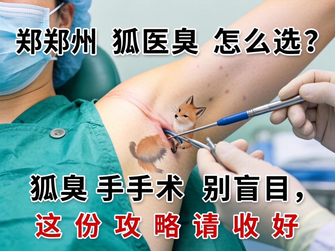 郑州狐臭手术医院怎么选？狐臭手术别盲目，这份攻略请收好