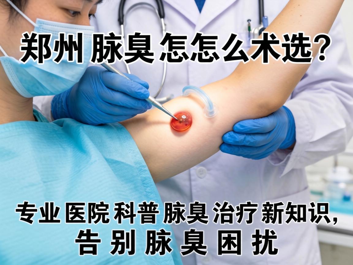 郑州腋臭手术怎么选？专业医院科普腋臭治疗新知识，告别腋臭困扰