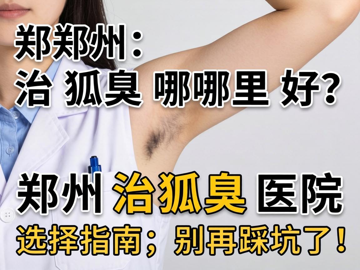 郑州治狐臭哪里好？郑州治狐臭医院选择指南，别再踩坑了！
