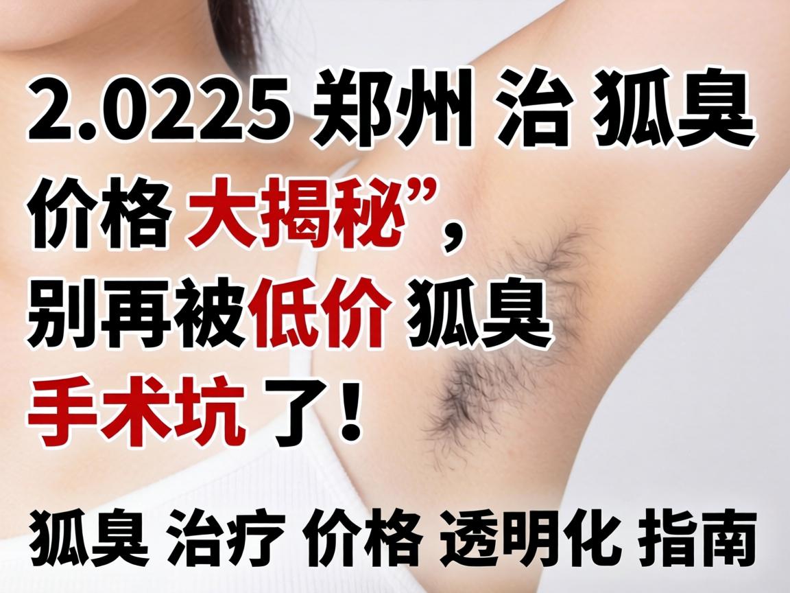 2025郑州治狐臭价格大揭秘，别再被低价狐臭手术坑了！狐臭治疗价格透明化指南