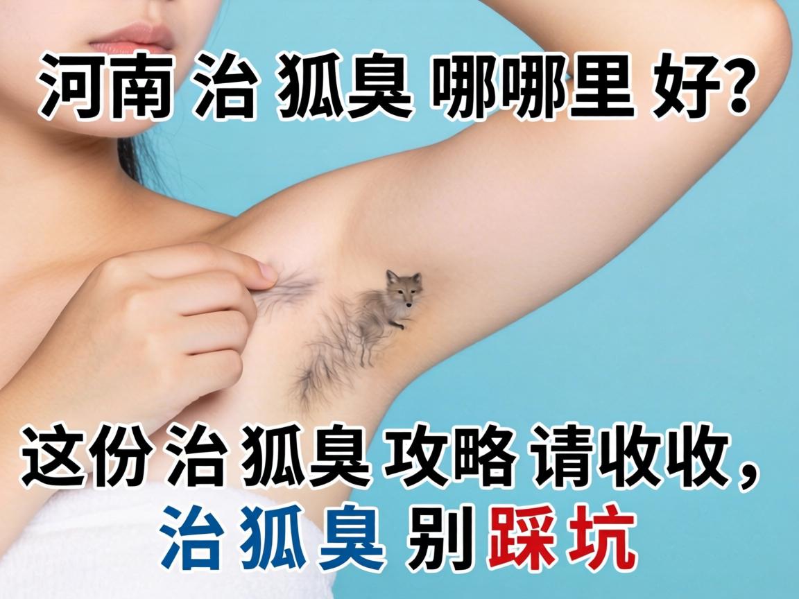 河南治狐臭哪里好？这份治狐臭攻略请收好，治狐臭别踩坑