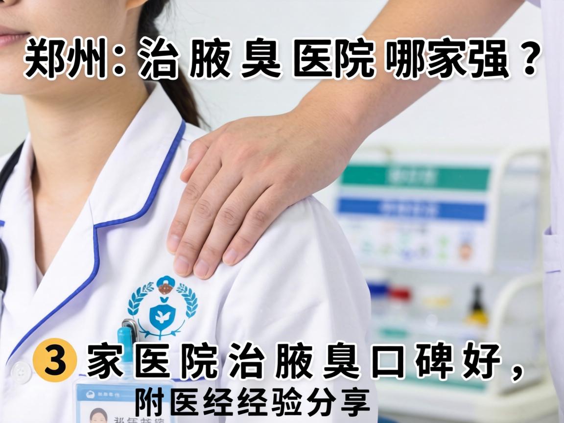 郑州治腋臭医院哪家强？这3家医院治腋臭口碑好，附医经验分享