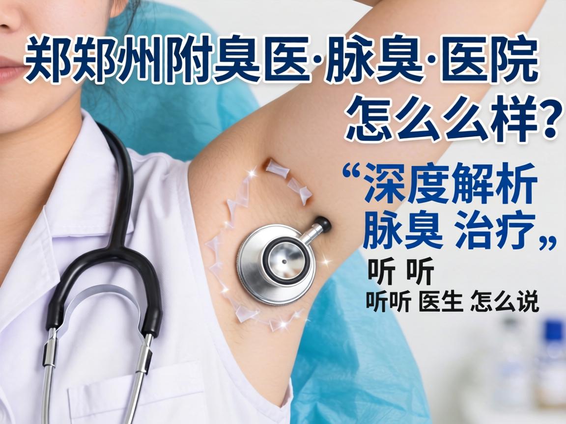 郑州附医腋臭医院怎么样？深度解析腋臭治疗，听听医生怎么说