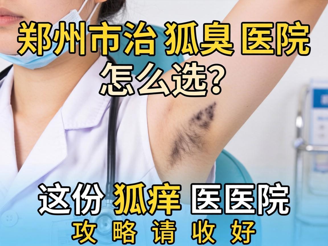 郑州治狐臭医院怎么选？这份狐臭医院攻略请收好