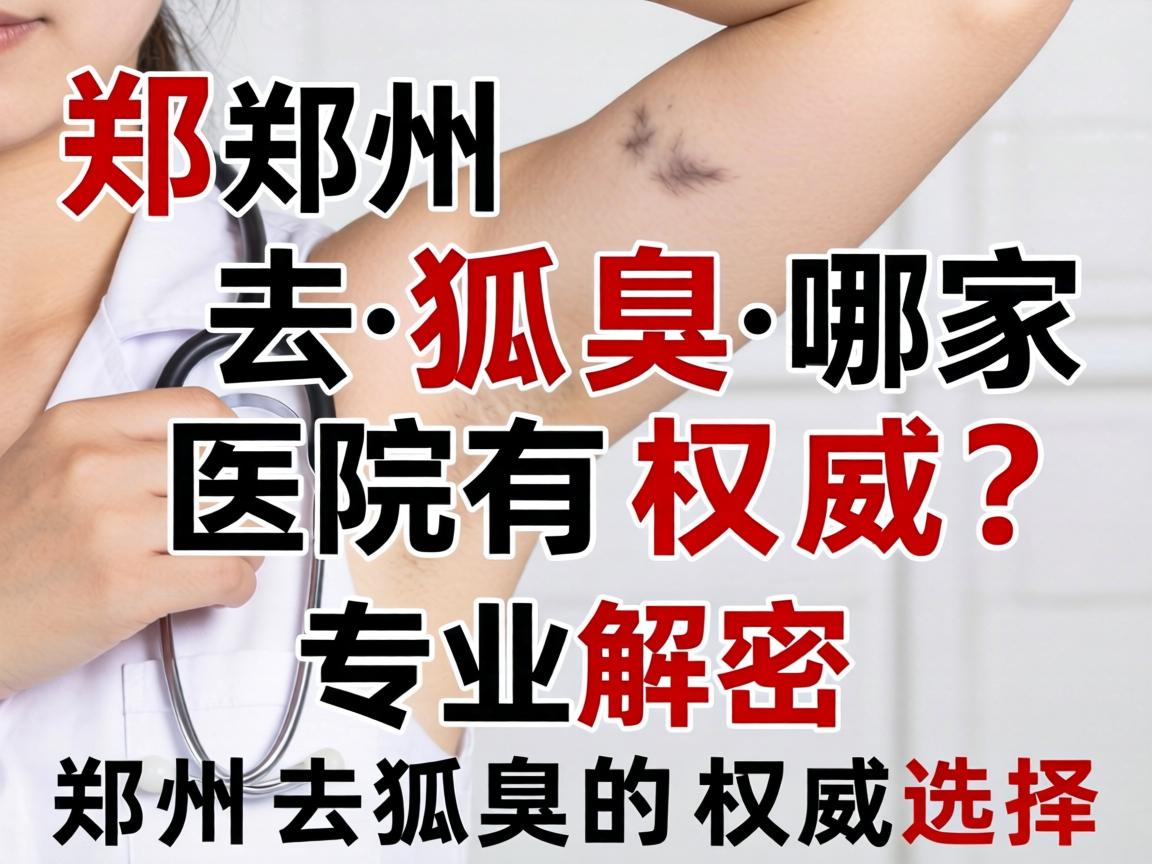 郑州去狐臭哪家医院有权威？专业解密郑州去狐臭的权威选择