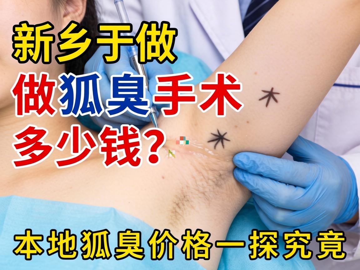 新乡做狐臭手术多少钱？本地狐臭价格一探究竟