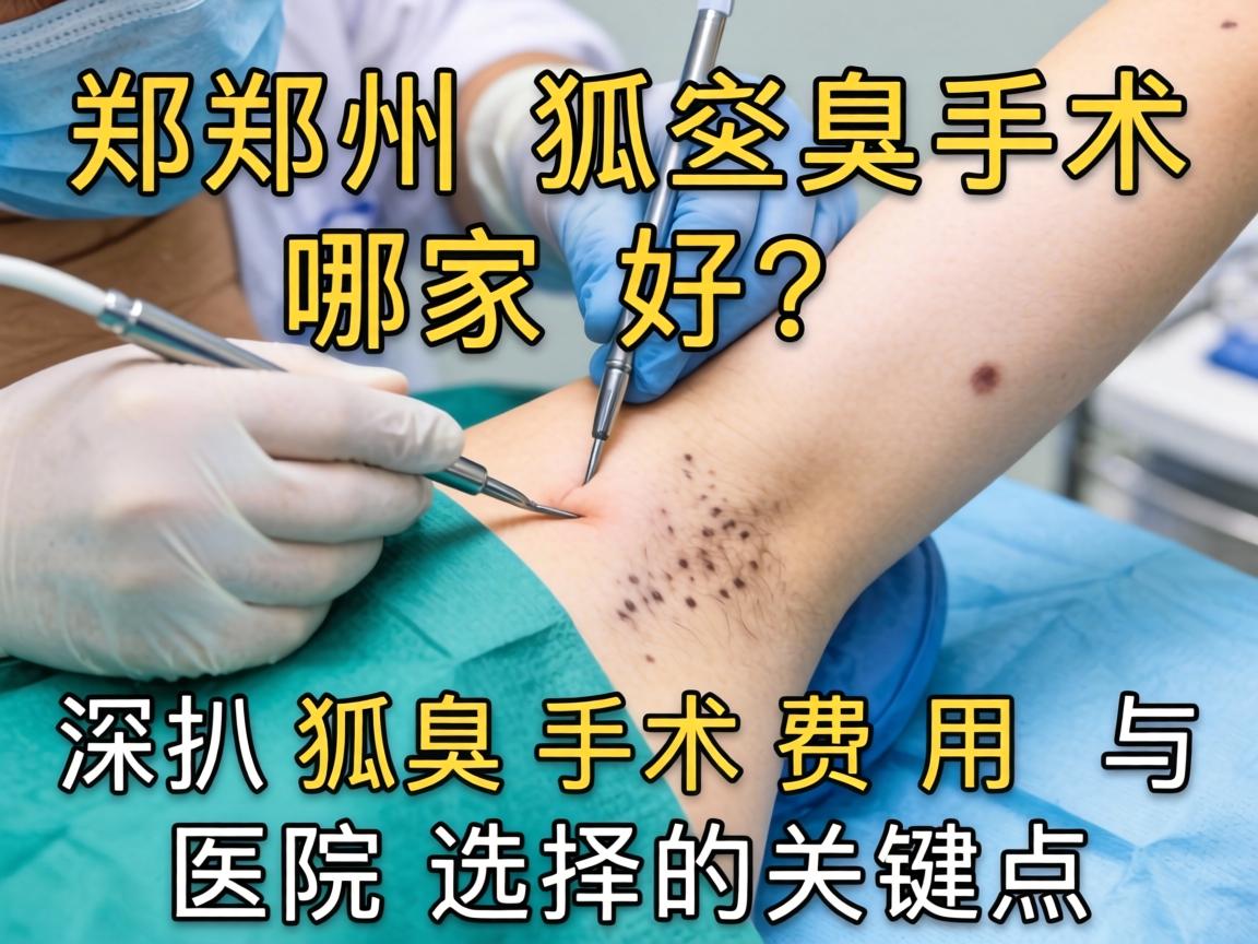 郑州狐臭手术价格哪家好？深扒狐臭手术费用与医院选择的关键点